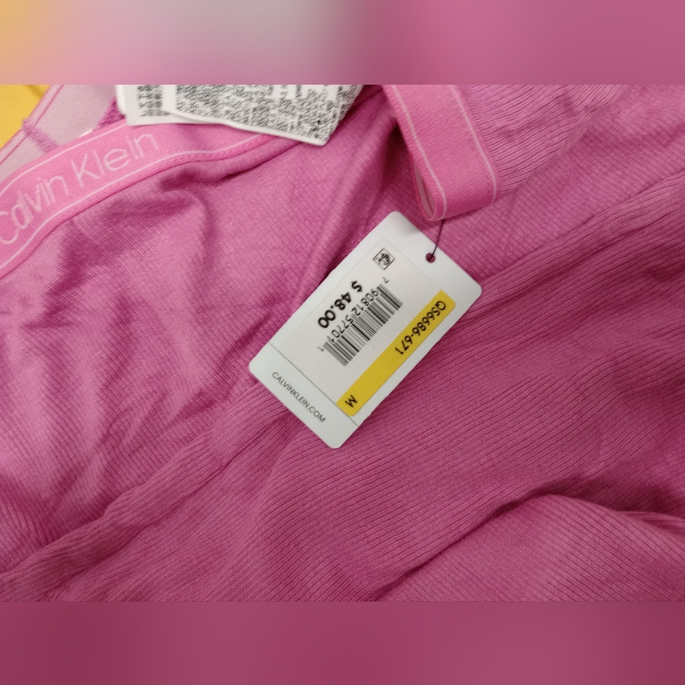Calvin Klein Pure Ribbed Leggings . lilac Rain - Picture 7 of 16
